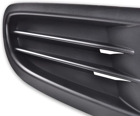 زوج أغطية مصابيح الضباب باللون البرتقالي الكبير، متوافق مع Volkswagen Golf 2010-2014، VW1039118 VW1038118، قطعتان من غطاء مصباح الضباب الأسود من جانب السائق والراكب in Saudi Arabia