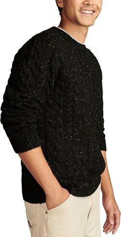 Lucky Brand Men's Cable Crew Neck Sweater in Saudi Arabia