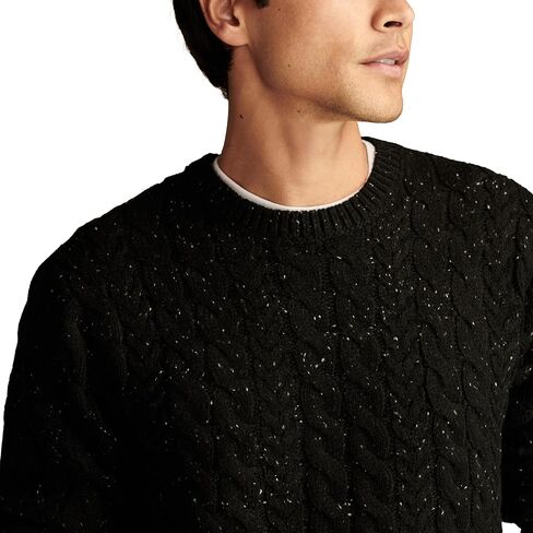 Lucky Brand Men's Cable Crew Neck Sweater in Saudi Arabia