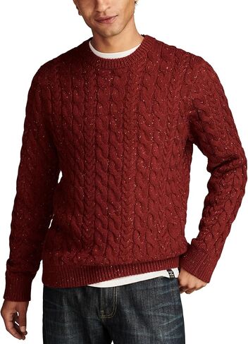Lucky Brand Men's Cable Crew Neck Sweater in Saudi Arabia