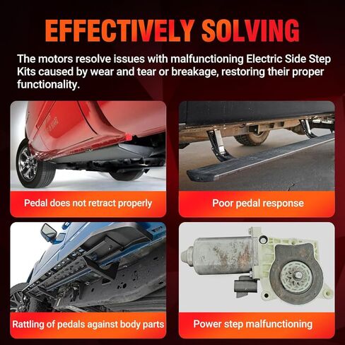 80-03129-90 Electric Side Step Motor, Compatible with Ford F150, Super Duty, GM, Hummer Dodge Electric Steps, Replacement for AMP Research Step Running Board Motor, A10049-113 in Saudi Arabia