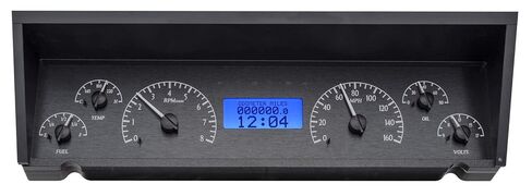 Dakota Digital 77 - 90 Chevy Impala / Caprice VHX Analog Dash System Black Alloy Blue VHX-77C-CAP-K-B in Saudi Arabia