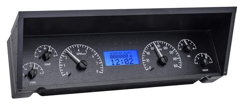 Dakota Digital 77 - 90 Chevy Impala / Caprice VHX Analog Dash System Black Alloy Blue VHX-77C-CAP-K-B in Saudi Arabia