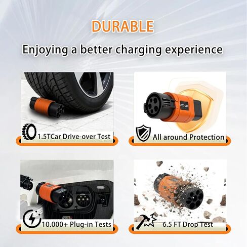 محول شحن من النوع 1 إلى GBT EV | يحول SAE J1772 إلى GB/T | متوافق مع 32A عالي السرعة | IP68 مقاوم للماء in Kuwait