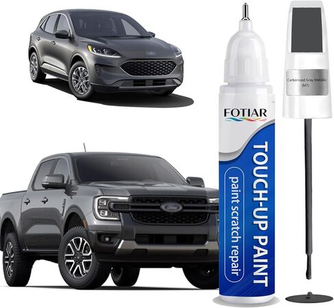 طلاء متفحم رمادي معدني M7 يعمل باللمس لسيارة Ford- طقم تصليح الخدوش المطابق تمامًا 2 في 1 قلم طلاء السيارة الفاخر للرقائق والنكات in Kuwait