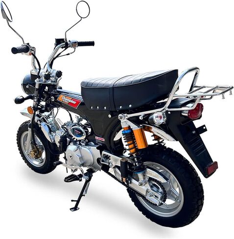 BELMONTE BIKES 125cc Monkey Bike, 4-Speed Semi-Automatic, Mini Moto Motorcycle, CT70 Moto, Low Seat Height, Newest LX Model, LED Headlights, Upgraded Tires, Upgraded Suspension, Street Legal in Saudi Arabia
