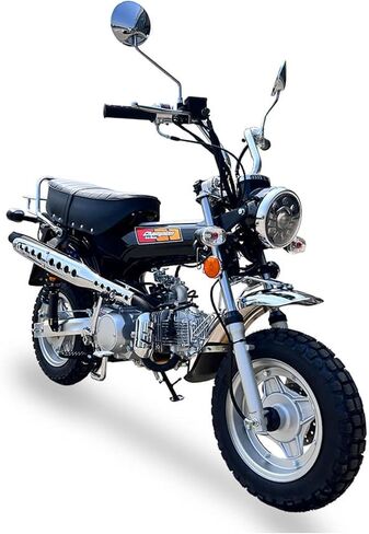 BELMONTE BIKES 125cc Monkey Bike, 4-Speed Semi-Automatic, Mini Moto Motorcycle, CT70 Moto, Low Seat Height, Newest LX Model, LED Headlights, Upgraded Tires, Upgraded Suspension, Street Legal in Saudi Arabia