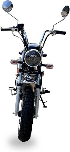 BELMONTE BIKES 125cc Monkey Bike, 4-Speed Semi-Automatic, Mini Moto Motorcycle, CT70 Moto, Low Seat Height, Newest LX Model, LED Headlights, Upgraded Tires, Upgraded Suspension, Street Legal in Saudi Arabia