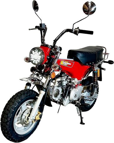 BELMONTE BIKES 125cc Monkey Bike, 4-Speed Semi-Automatic, Mini Moto Motorcycle, CT70 Moto, Low Seat Height, Newest LX Model, LED Headlights, Upgraded Tires, Upgraded Suspension, Street Legal in Saudi Arabia