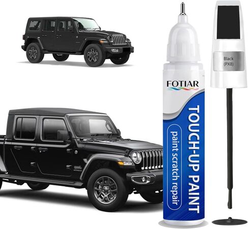 Granite Crystal Metallic PAU/LAU Touch up Paint for Jeep-Exact Match Scratch Repair Kit 2-In-1 Premium Car Paint Pen for Chips & Nicks in Kuwait