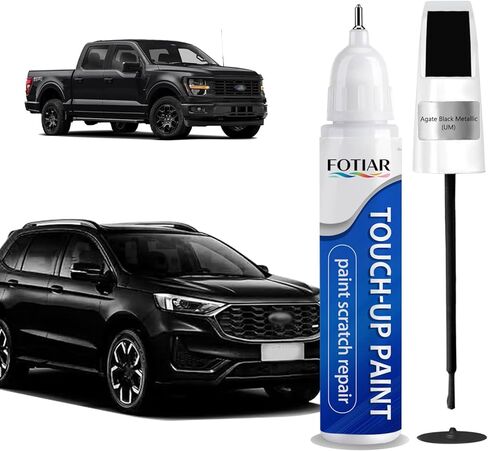 طلاء متفحم رمادي معدني M7 يعمل باللمس لسيارة Ford- طقم تصليح الخدوش المطابق تمامًا 2 في 1 قلم طلاء السيارة الفاخر للرقائق والنكات in Kuwait