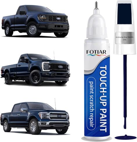 طلاء متفحم رمادي معدني M7 يعمل باللمس لسيارة Ford- طقم تصليح الخدوش المطابق تمامًا 2 في 1 قلم طلاء السيارة الفاخر للرقائق والنكات in Kuwait