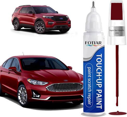 طلاء متفحم رمادي معدني M7 يعمل باللمس لسيارة Ford- طقم تصليح الخدوش المطابق تمامًا 2 في 1 قلم طلاء السيارة الفاخر للرقائق والنكات in Kuwait