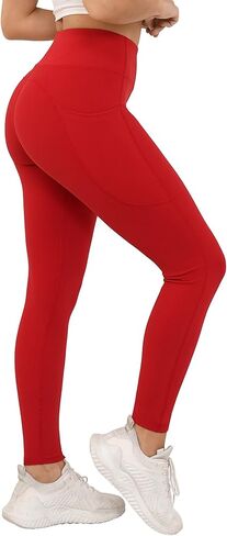 Women's Sports Leggings with Pockets Women's Yoga Pants Tummy-Control Shaping Leggings High-Waisted Yoga Pants in Saudi Arabia