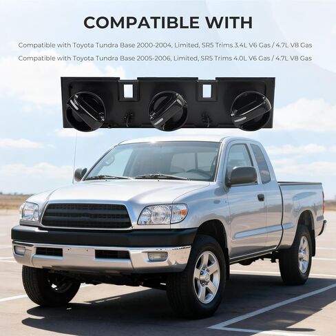 مفتاح التحكم في المناخ لسخان مكيف الهواء متوافق مع Toyota Tundra 2000 2001 2002 2003 2004 2005 2006 3.4L 4.0L V6 4.7L V8 HVAC وحدة التحكم في المناخ لوحة التحكم في المناخ تحل محل 55910-0C010 55905-0C010 in Saudi Arabia