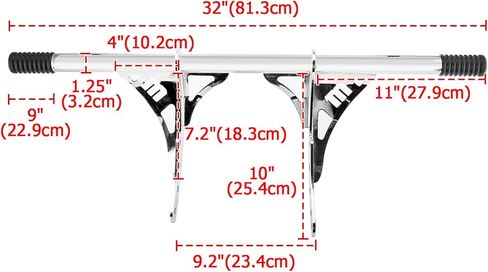 Wsays 1.25" Front Engine Guard Highway Peg Crash Bars Compatible with Harley Softail Street Bob FXBB Low Rider FXLR FXLRS FXLRST FXST 2018-2025, Chrome in Saudi Arabia