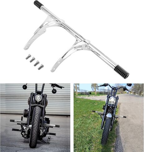 Wsays 1.25" Front Engine Guard Highway Peg Crash Bars Compatible with Harley Softail Street Bob FXBB Low Rider FXLR FXLRS FXLRST FXST 2018-2025, Chrome in Saudi Arabia