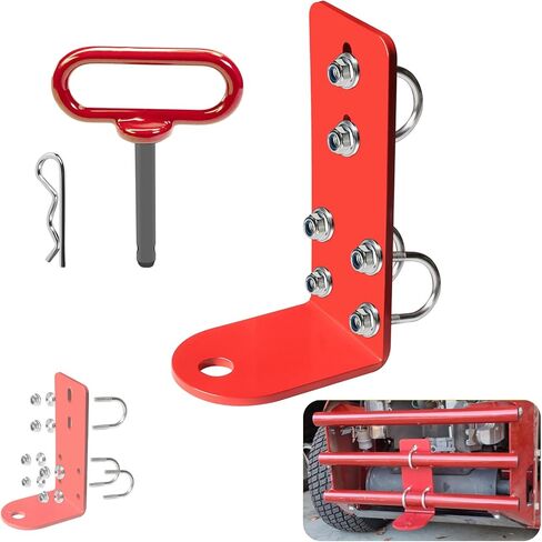 وصلة وصلة مقطورة لجزازة العشب بدون دوران مع فتحة مقبس وصلة 3/4 تناسب Ferris is/ISX والبساطة، لعربة العشب، وموزع الأسمدة، والتاتشر، والمهوية، والمقطورة، ومكنسة الفناء، مع مزلاج، ومجموعات البراغي، ومشبك R in Kuwait