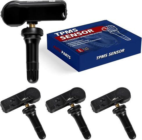 مستشعر مراقبة ضغط الإطارات المبرمج مسبقًا مناسب لـ 2019 2020 2021 2022 2023 2024 دودج رام 1500 و2019-2024 رام 1500 4 قطعة 433 ميجا هرتز استبدال OE-68293199AA in Kuwait