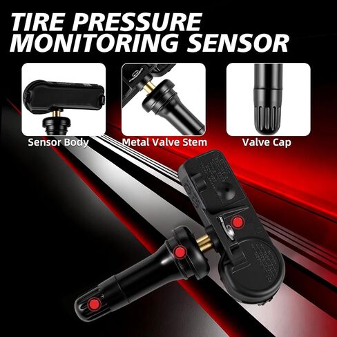 مستشعر مراقبة ضغط الإطارات المبرمج مسبقًا مناسب لـ 2019 2020 2021 2022 2023 2024 دودج رام 1500 و2019-2024 رام 1500 4 قطعة 433 ميجا هرتز استبدال OE-68293199AA in Kuwait