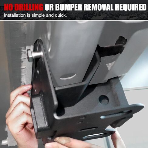 Mabett 2" Tow Trailer Hitch Receiver for Ford Bronco 2026，2021–2025 2/4-Door, Seamless Steel Rear Bumper Mount for Towing, Cargo Carriers & Bike Racks (Not for Sport) in Saudi Arabia