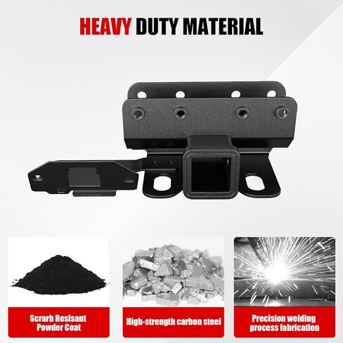 Mabett 2" Tow Trailer Hitch Receiver for Ford Bronco 2026，2021–2025 2/4-Door, Seamless Steel Rear Bumper Mount for Towing, Cargo Carriers & Bike Racks (Not for Sport) in Saudi Arabia