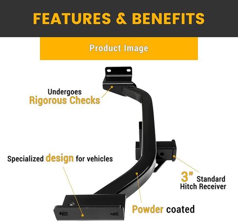 KUAFU Class 3 Trailer Hitch Compatible with 2017-2022 Kia Sportage 2 Inch Towing Hitch Receiver in Saudi Arabia