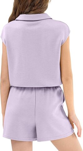XMWEALTHY Girls Two Piece Set Casual Summer Outfits Cap Sleeve Tshirt and Drawstring Shorts with Pockets School Girls Clothes in Saudi Arabia