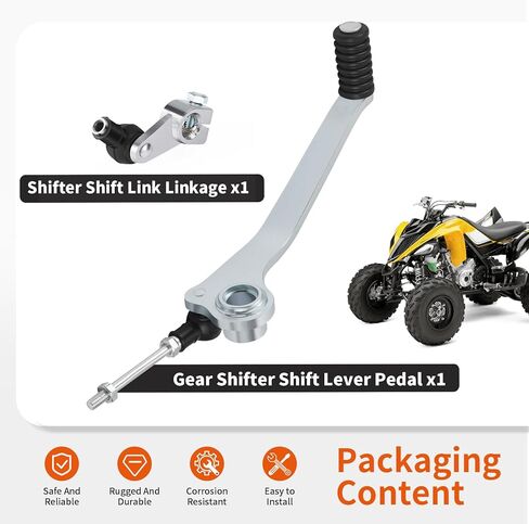 Gear Shifter Shift Lever Pedal & Shift Link Linkage for Yamaha Raptor 350 YFM350 2004-2013 5YT-18110-10-00 in Saudi Arabia