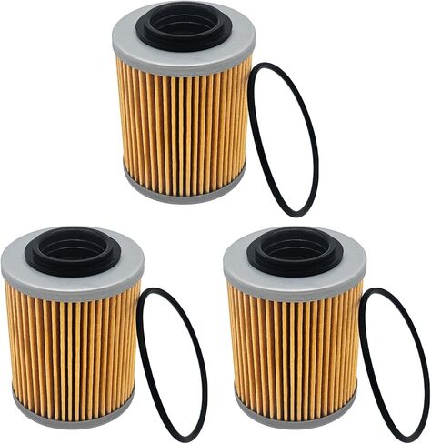 420256188 Oil Filter & O-Ring Fits CFMOTO Cforce Zforce Uforce 400 500 600 800 900 950 1000 UTV ATV, and Can-Am Outlander Renegade, Replaces 0800-011300-00030, 0800-011300-0004, 711256188 (3 PCS) in Kuwait