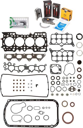 Evergreen SA-5494168734-2 Full Gasket Set Bearings Rings Fit 92-96 Honda Prelude H23A1 in Saudi Arabia