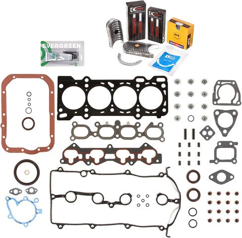 Evergreen SA-5494169120-4 Full Gasket Set Bearings Rings Fit 93-97 Ford Probe Mazda 626 MX6 DOHC FS in Saudi Arabia