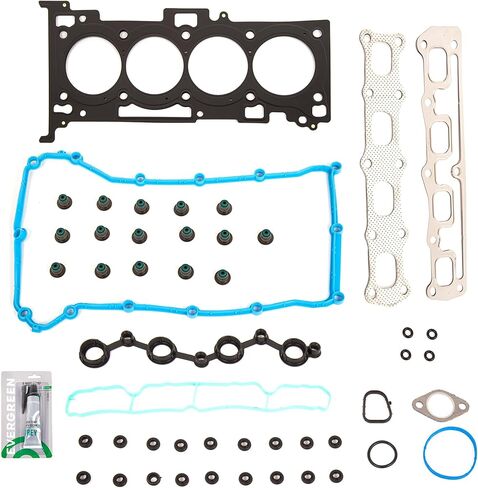 Evergreen SA-3129802756-3 Full Gasket Set Bearings Rings Compatible With/For 07-14 Chrysler Dodge Jeep 2.4L DOHC in Saudi Arabia