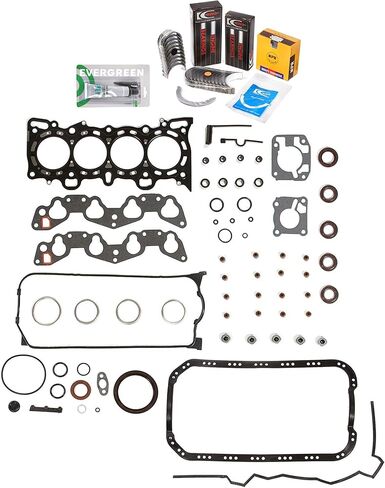 Evergreen SA-5494168802-6 Full Gasket Set Bearings Rings Fit 92-95 Honda Civic 1.5 SOHC D15Z1 in Saudi Arabia