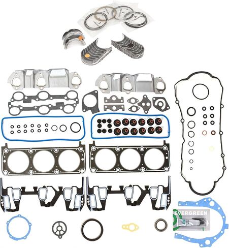 Evergreen SA-9761229152-5 Full Gasket Set Bearings Rings Compatible With/For 95-99 Chevrolet Pontiac Oldsmobile 3.1L in Saudi Arabia