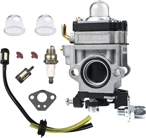 56257 57341 63022 مجموعة المكربن ​​للشحن الميناء 43cc 49cc 52cc المفترس الأرض اوجير مع المصابيح التمهيدي شرارة التوصيل طوقا خط الوقود كارب عدة in Saudi Arabia