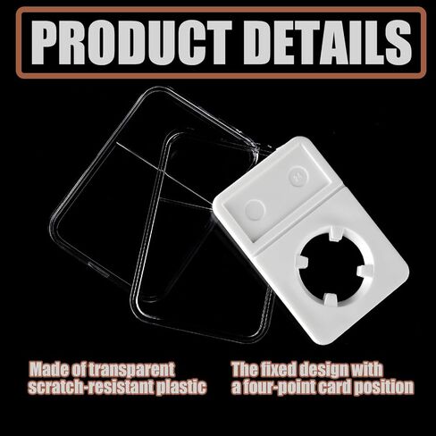 حامل عرض لوح العملات المعدنية مكون من 10 قطع، حقيبة تخزين لمورغان، السلام، IKE عملة فضية مقاس 38 مم، قم بتنظيم مجموعة العملات المعدنية الخاصة بك مع حافظات أكريليك شفافة in Kuwait