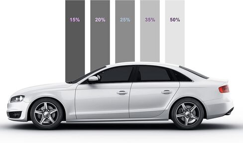 X AUTOHAUX Car Window Tint Film 25% VLT 50x600cm Car Window Tint Universal Fit Protection Privacy Heat Block Scratch Resistant in Saudi Arabia