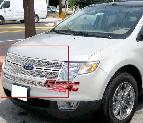 Off Roader Compatible with Ford Edge 2007-2010 Main Upper Stainless Steel Chrome Mesh Grille Insert ORGR-J19-F758226T in Saudi Arabia