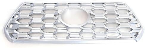 Chrome Front Grille Overlay with Secure Adhesive Tape for 2020-2023 Toyota Tacoma TRD Sport, TRD Off-Road (Excludes Camera) | Easy Installation - No Tools Needed | US Patented in Saudi Arabia
