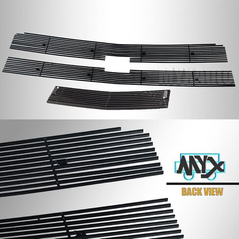 Front Black Billet Grille Fits Chevy 2015-2018 Silverado 2500 HD 3500 HD 2019 2500 HD/3500 HD LTZ Main upper lower Bumper insert 3pcs Grill in Saudi Arabia