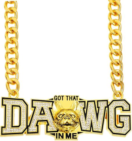'Got That Dawg In Me' Turnover Chain Necklace Award for Football MVP Necklace Sports Competitions Prize Gifts in Saudi Arabia