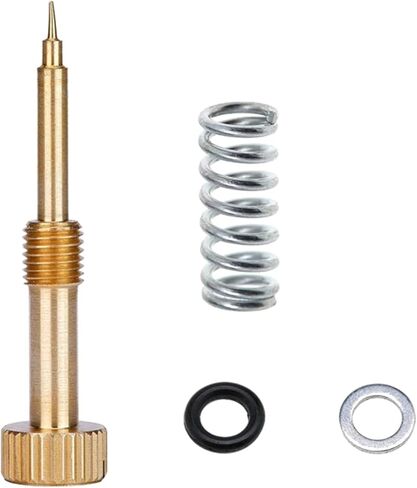 Brass Air Carburetor Adjust Fuel Mixture Screw Replacement Motorcycle Acceosries Compatible for CV40 CVK34 Air Carburetor Air Fuel Mixture Screw Kit Quick Fixing Brass Mixture Screw Set in Saudi Arabia