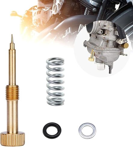 Brass Air Carburetor Adjust Fuel Mixture Screw Replacement Motorcycle Acceosries Compatible for CV40 CVK34 Air Carburetor Air Fuel Mixture Screw Kit Quick Fixing Brass Mixture Screw Set in Saudi Arabia