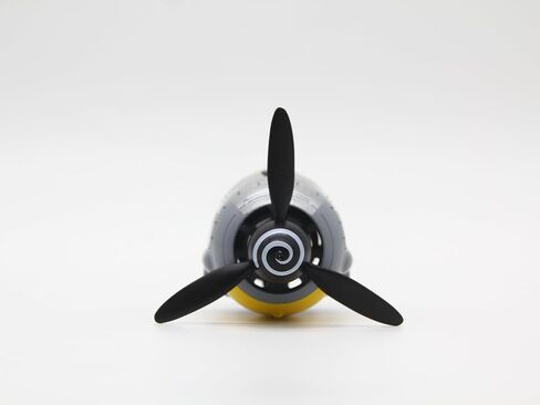 Fw-190 WWII Fighter Plane Car Air Freshener Vent Clip - Long Lasting 30-Day Cologne Scent, Rotating Propeller Odor Eliminator, Aviation Themed Auto Diffuser in Saudi Arabia