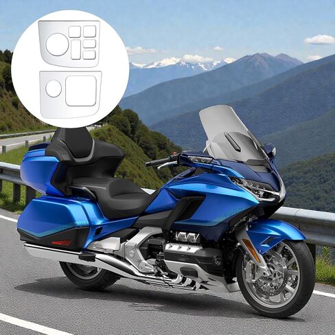 For GL 1800 Chrome 2001-2010 Replacement Motorcycle Left & Right Navigation Control Panel Accent Fairing Sequin Accessories For Honda Goldwing GL1800 2002 2003 2004 2005 2006 2007 2008 2009 in Saudi Arabia