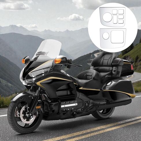 For GL 1800 Chrome 2001-2010 Replacement Motorcycle Left & Right Navigation Control Panel Accent Fairing Sequin Accessories For Honda Goldwing GL1800 2002 2003 2004 2005 2006 2007 2008 2009 in Saudi Arabia