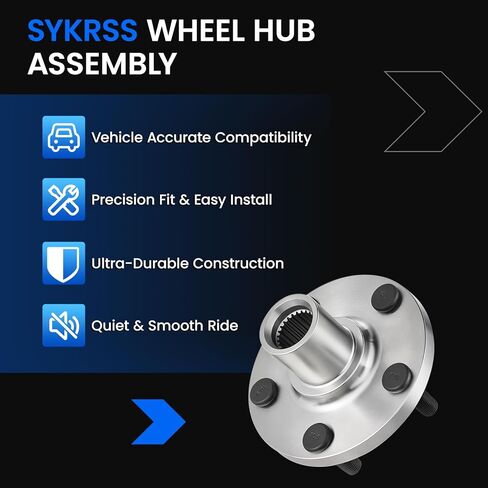 BR930598K Front Wheel Bearing and Hub Assembly Compatible with Toyota Celica 2000-2005, for Corolla 2003-2015, for Matrix 2003-2013, Compatible with Pontiac Vibe 2003-2010, 1.8L GAS, 5-Lug 2PCS in Saudi Arabia