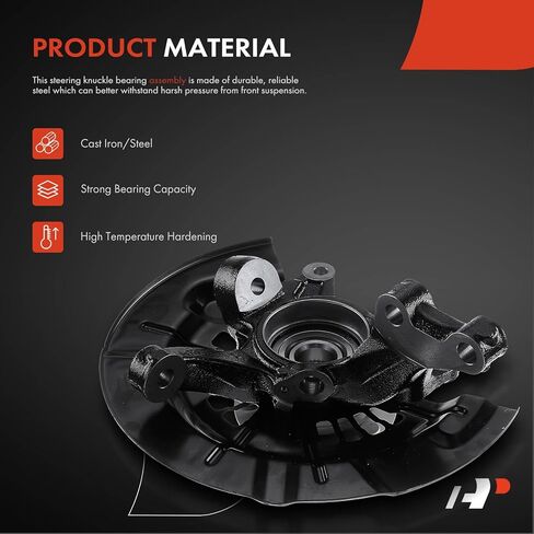 A-Premium Front Steering Knuckle & Wheel Bearing Hub Assembly Compatible with Toyota Avalon 2013 2014 2015 2016, 2.5L 3.5L, Left Driver Side in Kuwait