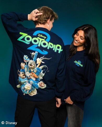 Spirit Jersey Zootopia 2, Official Disney Collection, Long Sleeve Oversized Pullover Shirt, Unisex, Relaxed Fit, 100% Cotton in Saudi Arabia